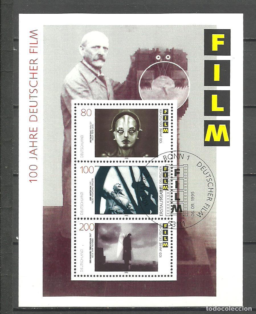 Sellos: ALEMANIA FEDERAL 1995 - MICHEL NRO. 33 BLOCK - MATASELLADO