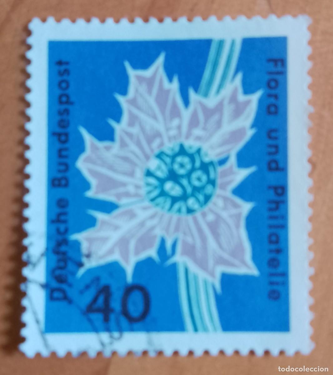 Sellos: ALEMANIA - V/F 40 - FLOR Y FILATELIA