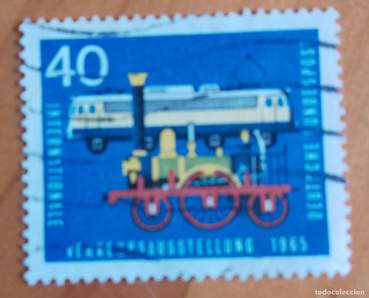 Sellos: ALEMANIA - V/F 40 - A&Ntilde;O 1965 - EXPOSICION INTERNACIONAL DE TRANSPORTE