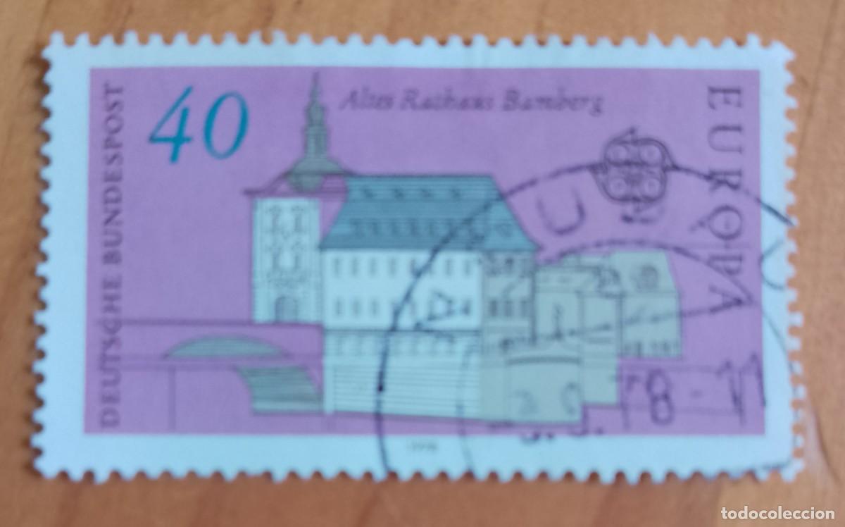 Sellos: ALEMANIA - V/F 40 - A&Ntilde;O 1978 - EUROPA, CEPT, ANTIGUO AYUNTAMIENTO DE BAMBERT