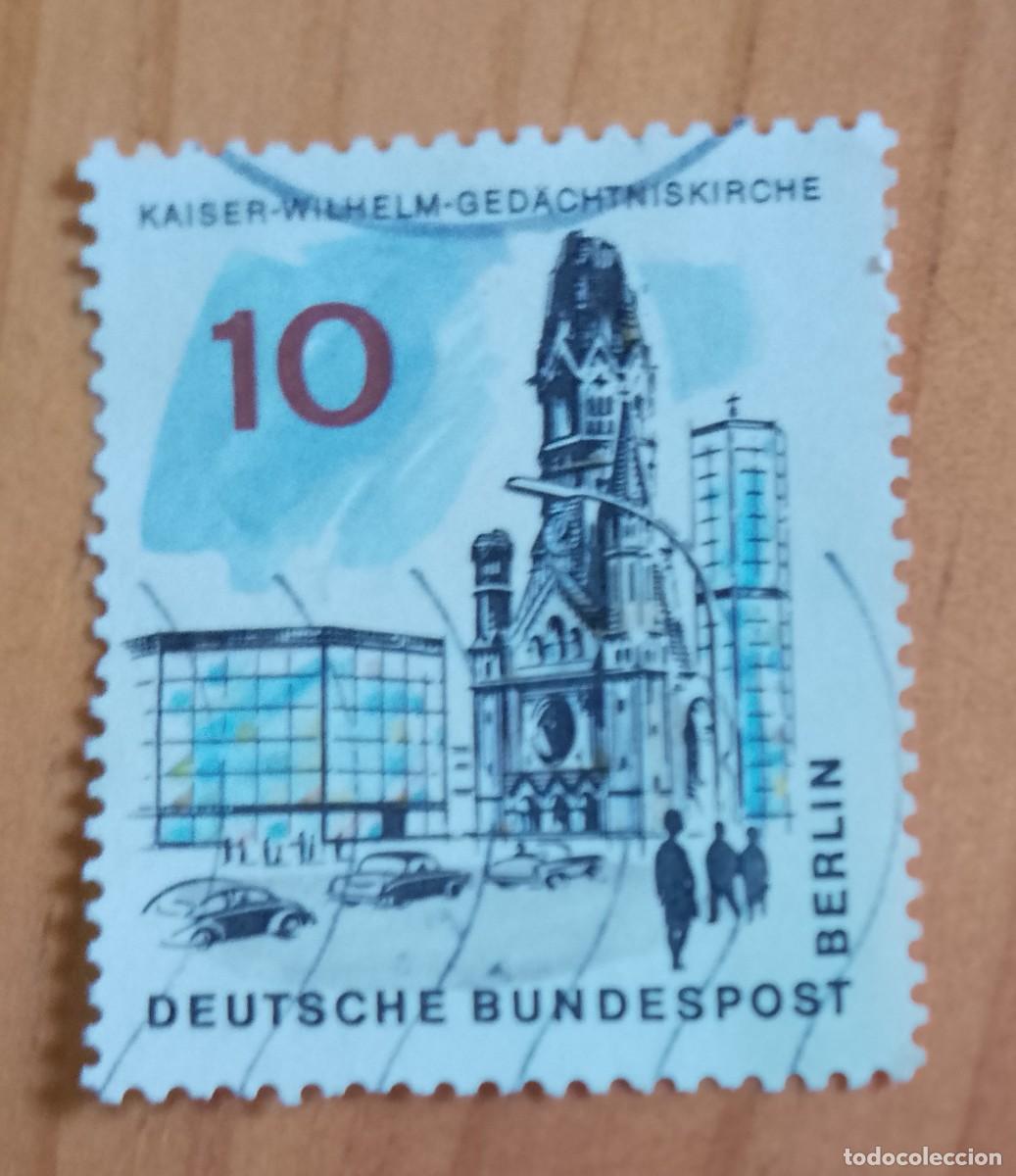 Sellos: ALEMANIA - V/F 10 - A&Ntilde;O 1965 - BERLIN, IGLESIA MEMORIAL KAISER GUILLERMO