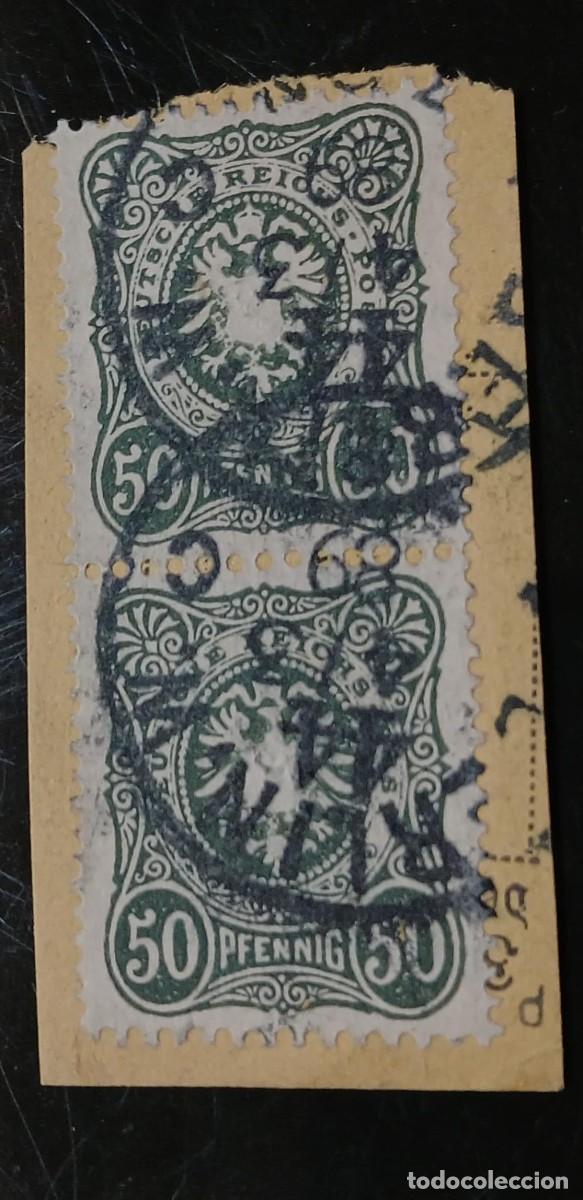 Sellos: Imperio alem&aacute;n 1880 50 pf Firmado BPP