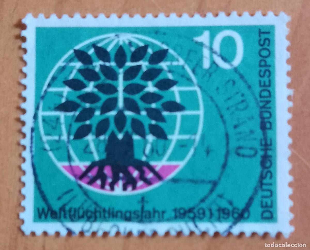 Sellos: ALEMANIA - V/F 10 - 1959.1960 A&Ntilde;O MUNDIAL DEL REGUFIADO