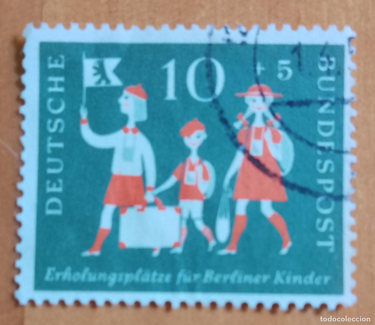Sellos: ALEMANIA - V/F 10 + 5 - COLONIA DE VACACINES DE LOS NI&Ntilde;OS DE BERLIN.