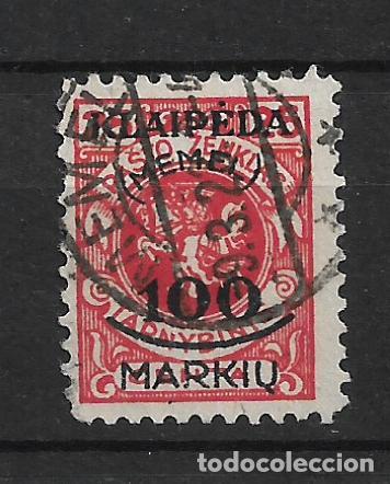 Sellos: alemania memel 1923 michel 132 usado 15&euro;- 18/15