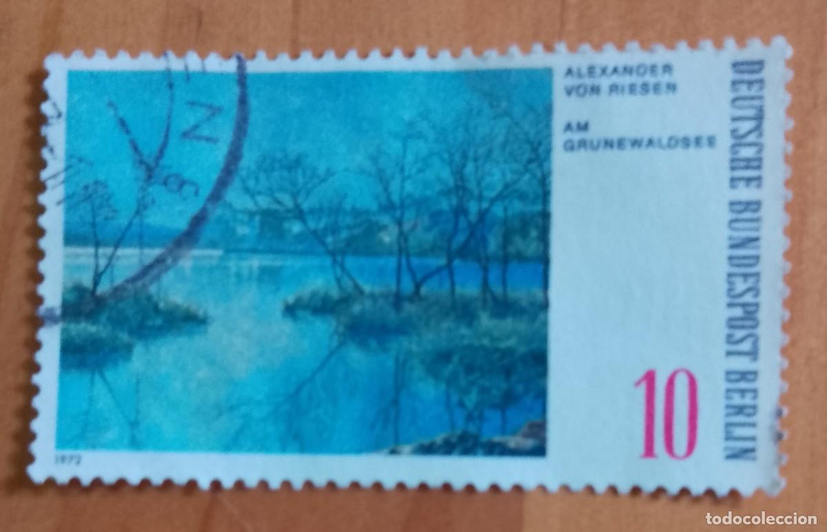Sellos: ALEMANIA - V/F 10 - A&Ntilde;O 1972, PAISAJES, ALEXANDEER VON RIESEN