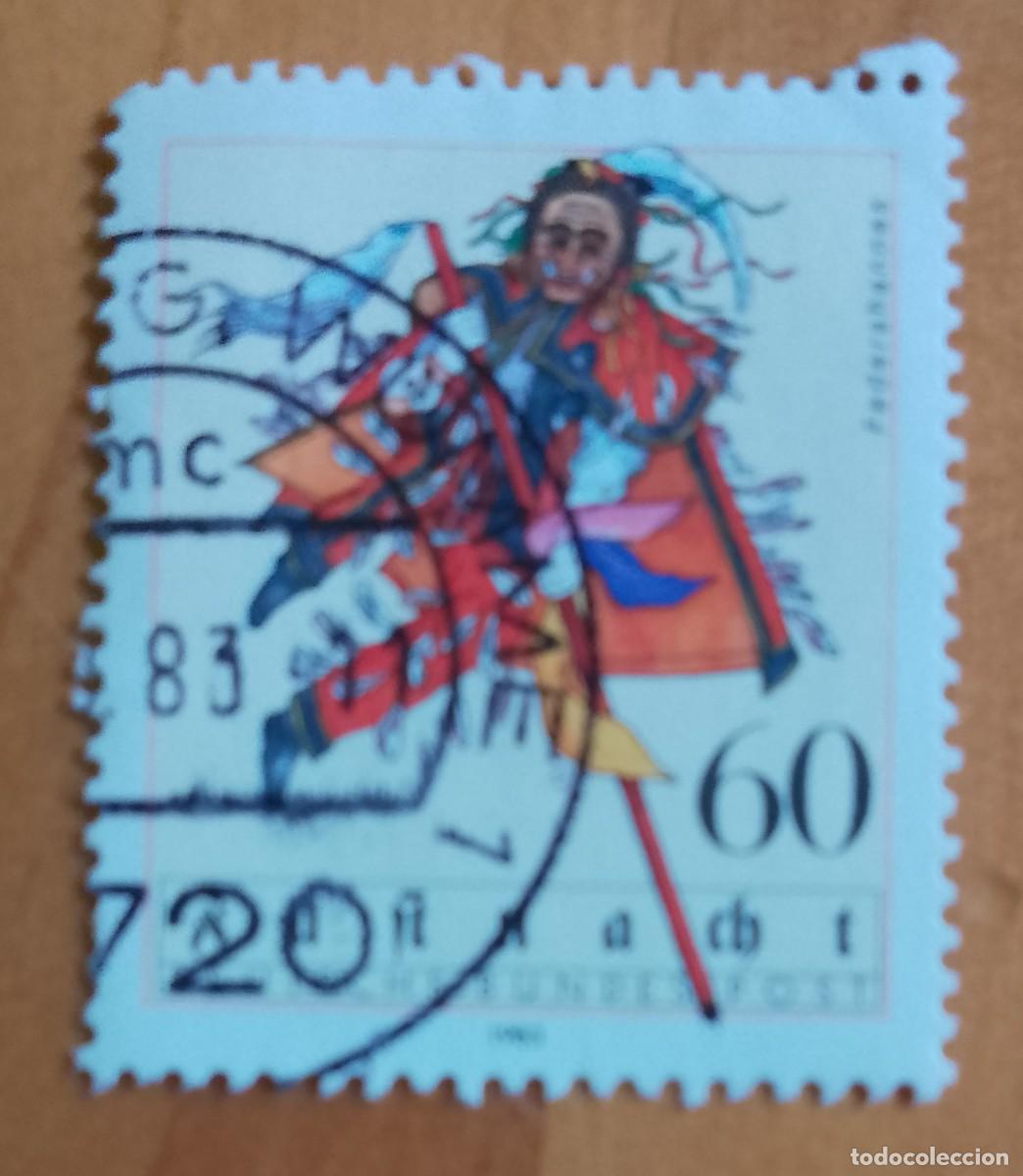 Sellos: ALEMANIA - V/F 60 - A&Ntilde;O 1983 - MARIONETA, PAYASO, BUF&Oacute;N