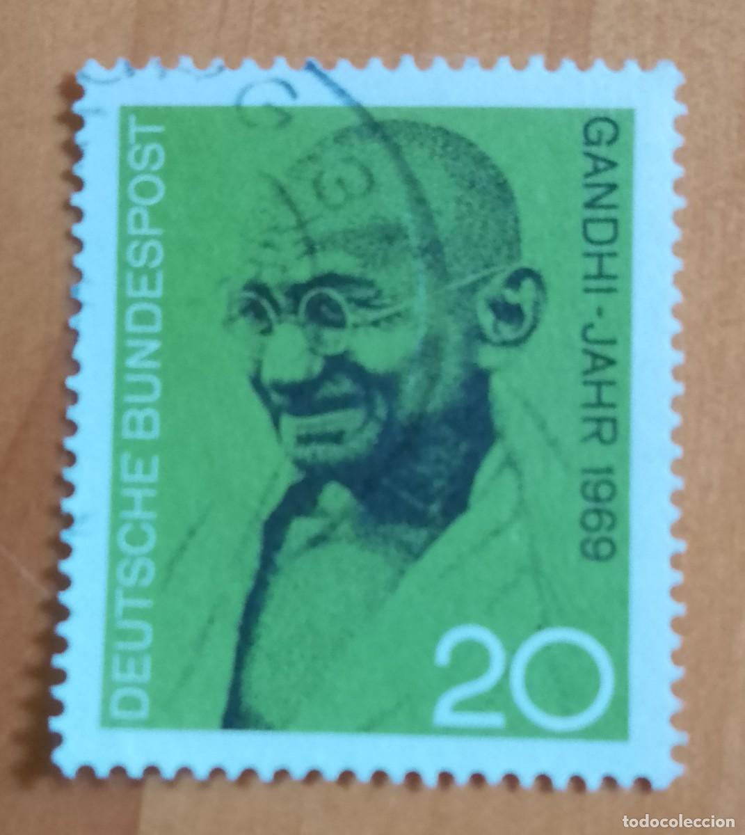 Sellos: ALEMANIA - V/F 20 - A&Ntilde;O 1969 - GANDHI