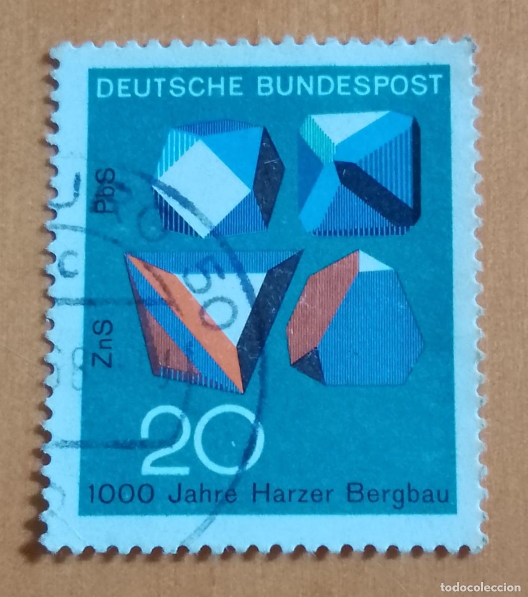 Sellos: ALEMANIA - V/F 20 - 1000 A&Ntilde;OS DE EXTRACTO DE RESINO, ZAS SULFURO DE CINC, PBS SULFURO DE PLOMO