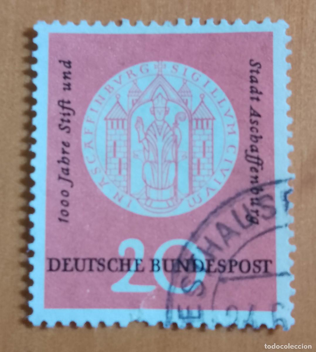 Sellos: ALEMANIA - V/F 20 - 1000 A&Ntilde;OS DE LA ABADIA Y LA CIUDAD DE DE ASCHAFFENHURG