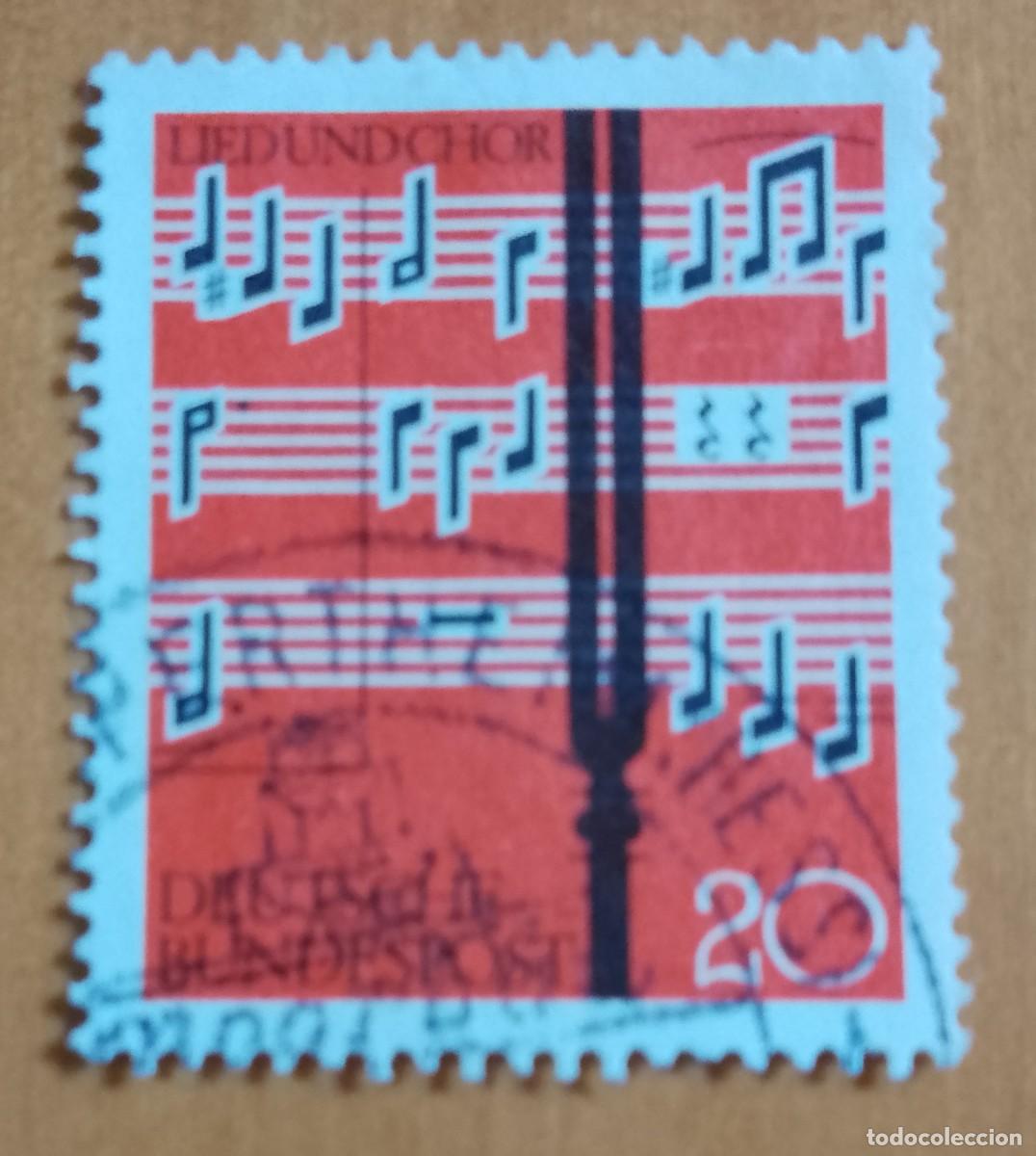 Sellos: ALEMANIA - V/F 20 - A&Ntilde;O 1962, CANTOS Y COROS, FESTIVAL DE M&Uacute;SICA - YV 252