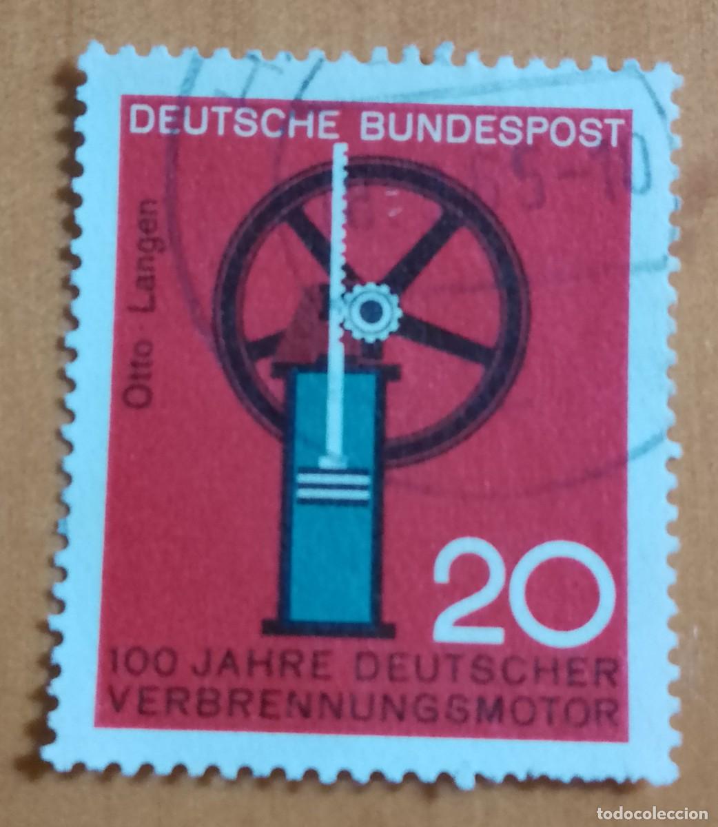 Sellos: ALEMANIA - V/F 20 - 100 A&Ntilde;OS DEL MOTOR DE COMBUSTI&Oacute;N INTERNA ALEM&Aacute;N, 1964 - YV 312