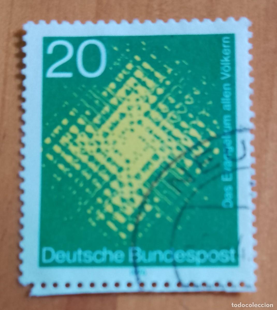 Sellos: ALEMANIA - V/F 20 - A&Ntilde;O 1965 - IGLESIA EVANG&Eacute;LICA, EL EVANGELIO PARA TODOS LOS PUEBLOS.