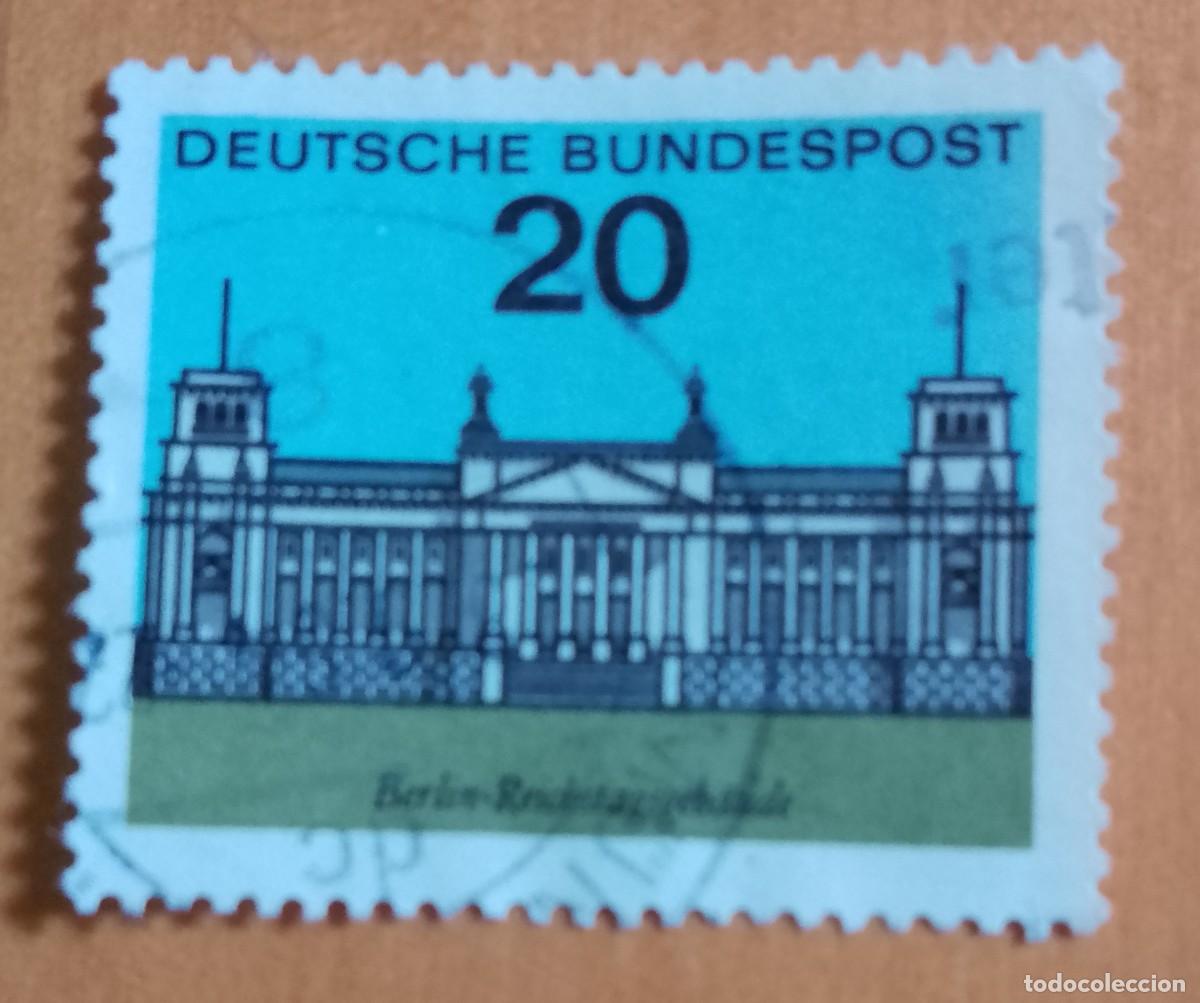 Sellos: ALEMANIA - V/F 20 - EDIFICIO DEL REICHSTAG DE BERLIN - YV 293