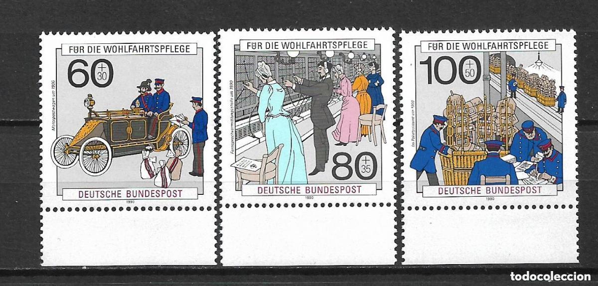 Sellos: alemania 1990 michel 1474/1476 ** mnh 5.50&euro; - 1/14