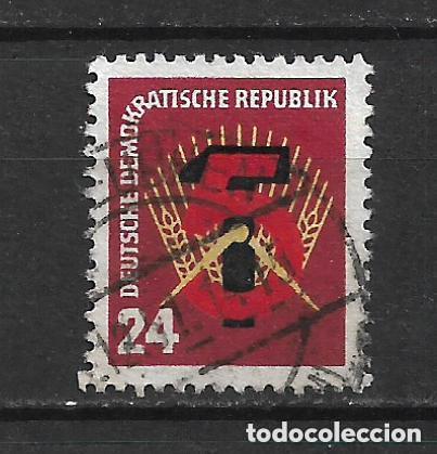 Sellos: alemania ddr 1951 michel 293 usado 5&euro; - 1/4