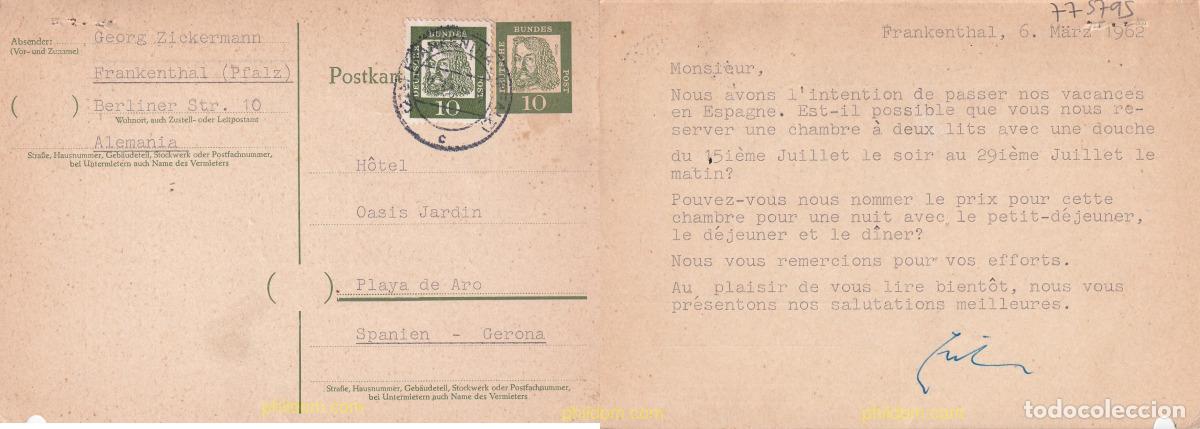 Sellos: 775795 USED ALEMANIA FEDERAL 1961 CELEBRIDADES