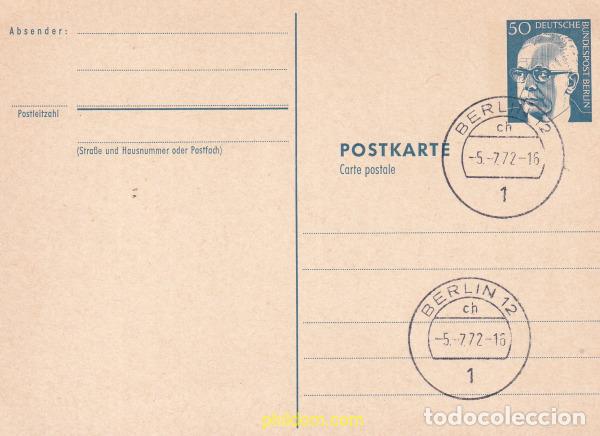 Sellos: 775909 USED ALEMANIA FEDERAL 1972 PRESIDENTE GUSTAV HEINEMANN