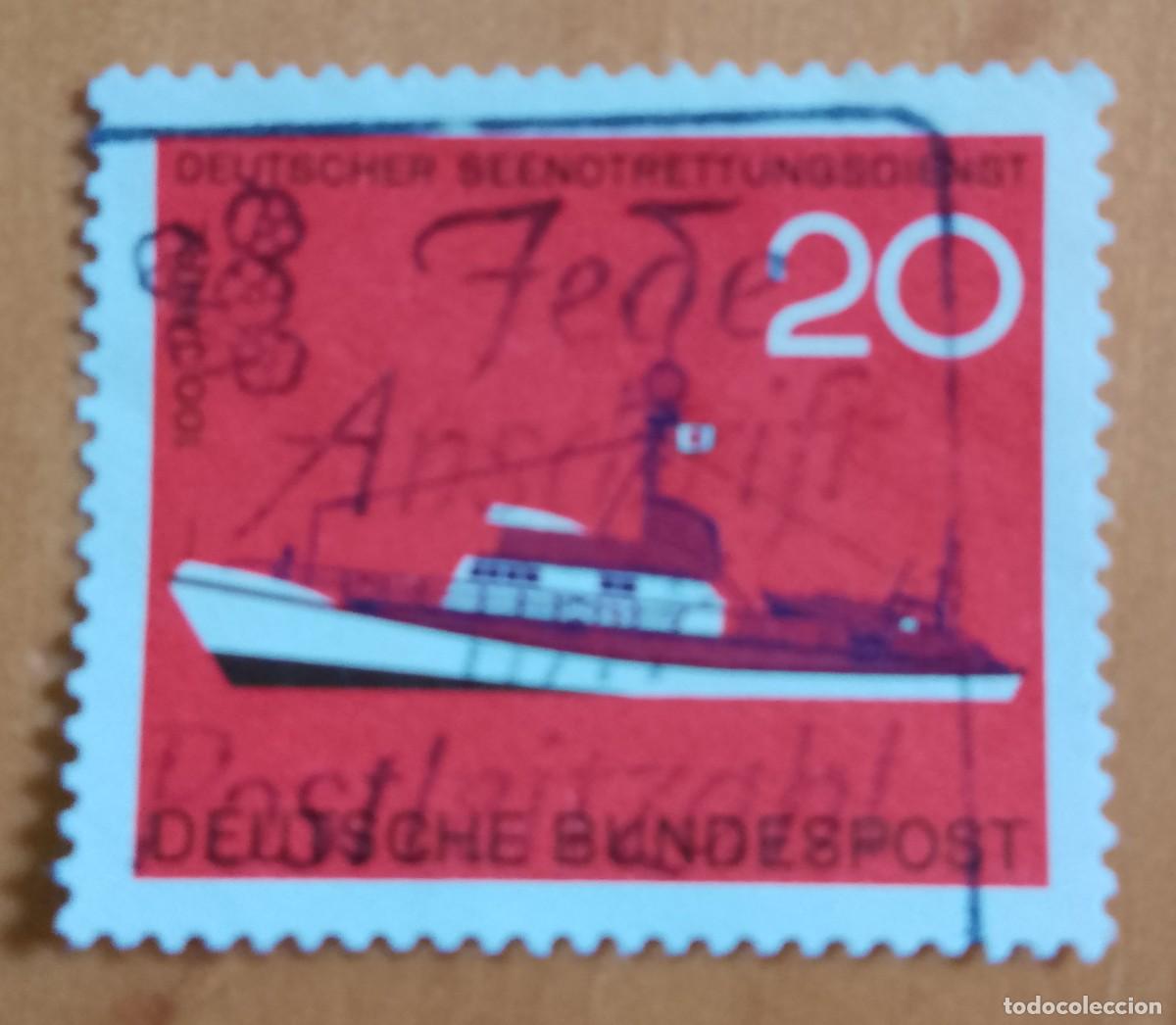 Sellos: ALEMANIA - V/F 20 - A&Ntilde;O 1965 - COMPA&Ntilde;&Iacute;A, SERVICIO ALEM&Aacute;N DE TRANSPORTE - YV 339