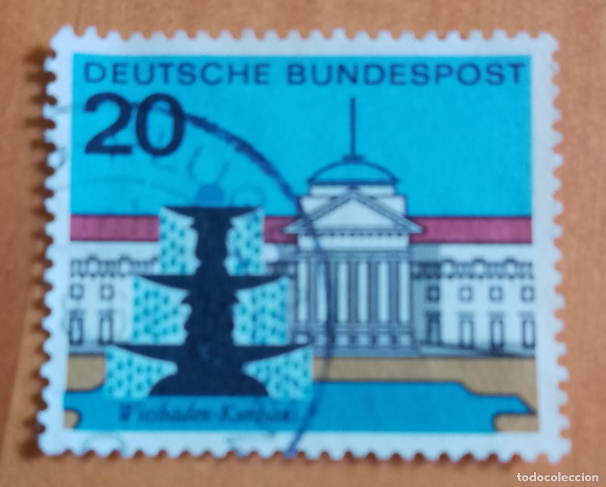 Sellos: ALEMANIA - V/F 20 - A&Ntilde;O 1964, KURHAUS, WIESBADEN - YV 292