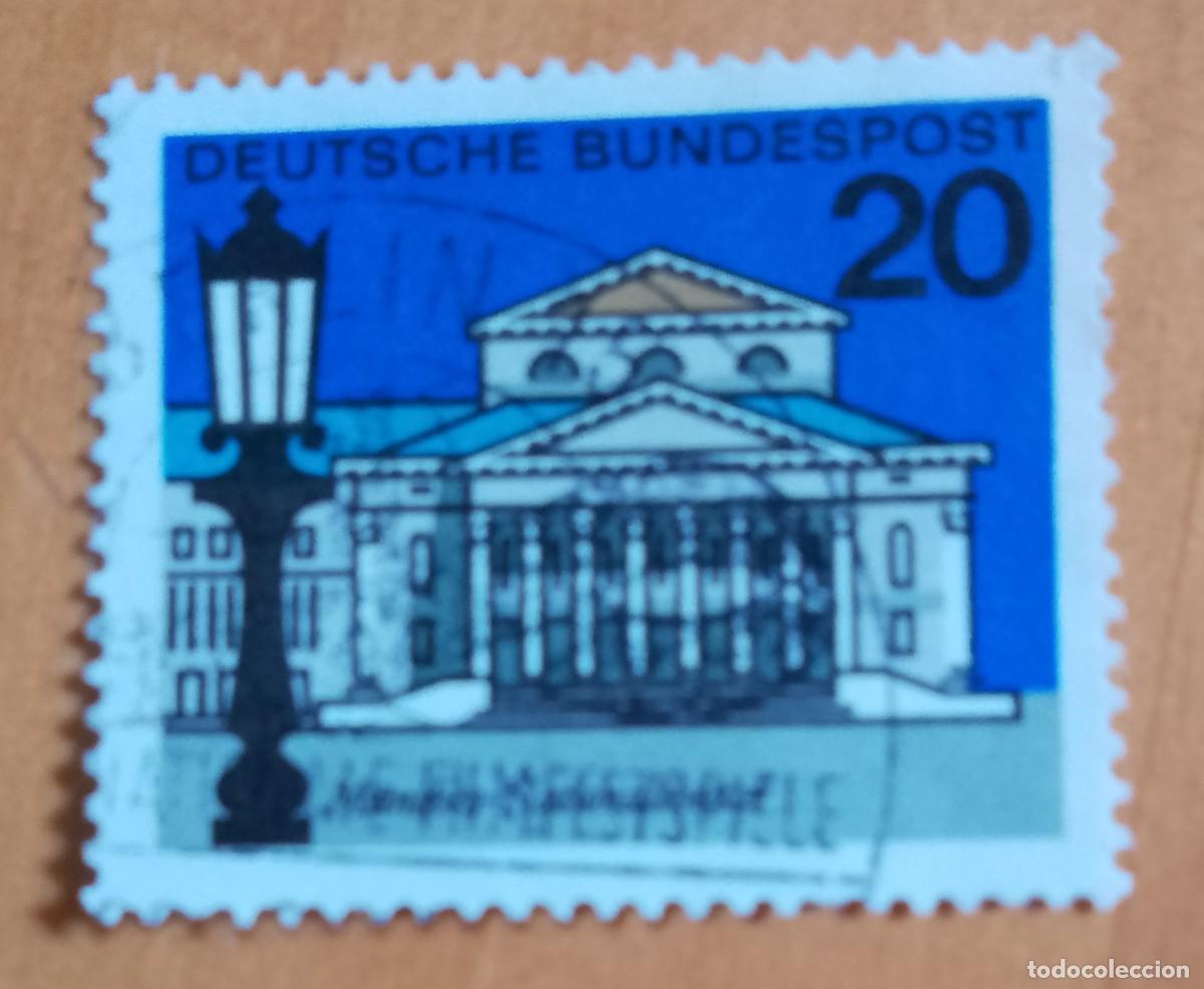Sellos: ALEMANIA - V/F 20 - A&Ntilde;O 1964 - MUNICH, TEATRO NACIONAL - YV 291