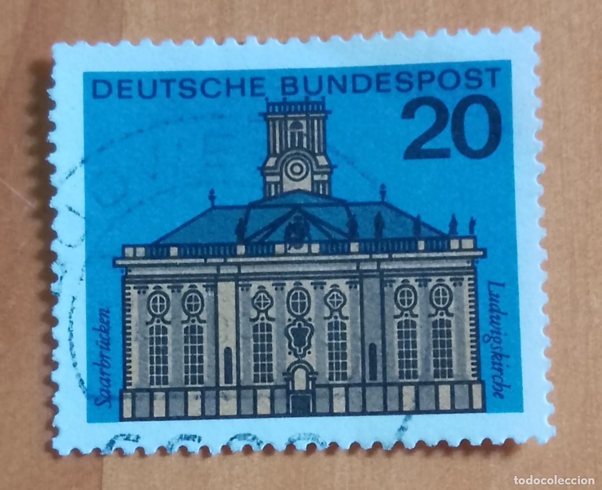 Sellos: ALEMANIA - V/F 20 - A&Ntilde;O 1965 - IGLESIA DE LUDWIG