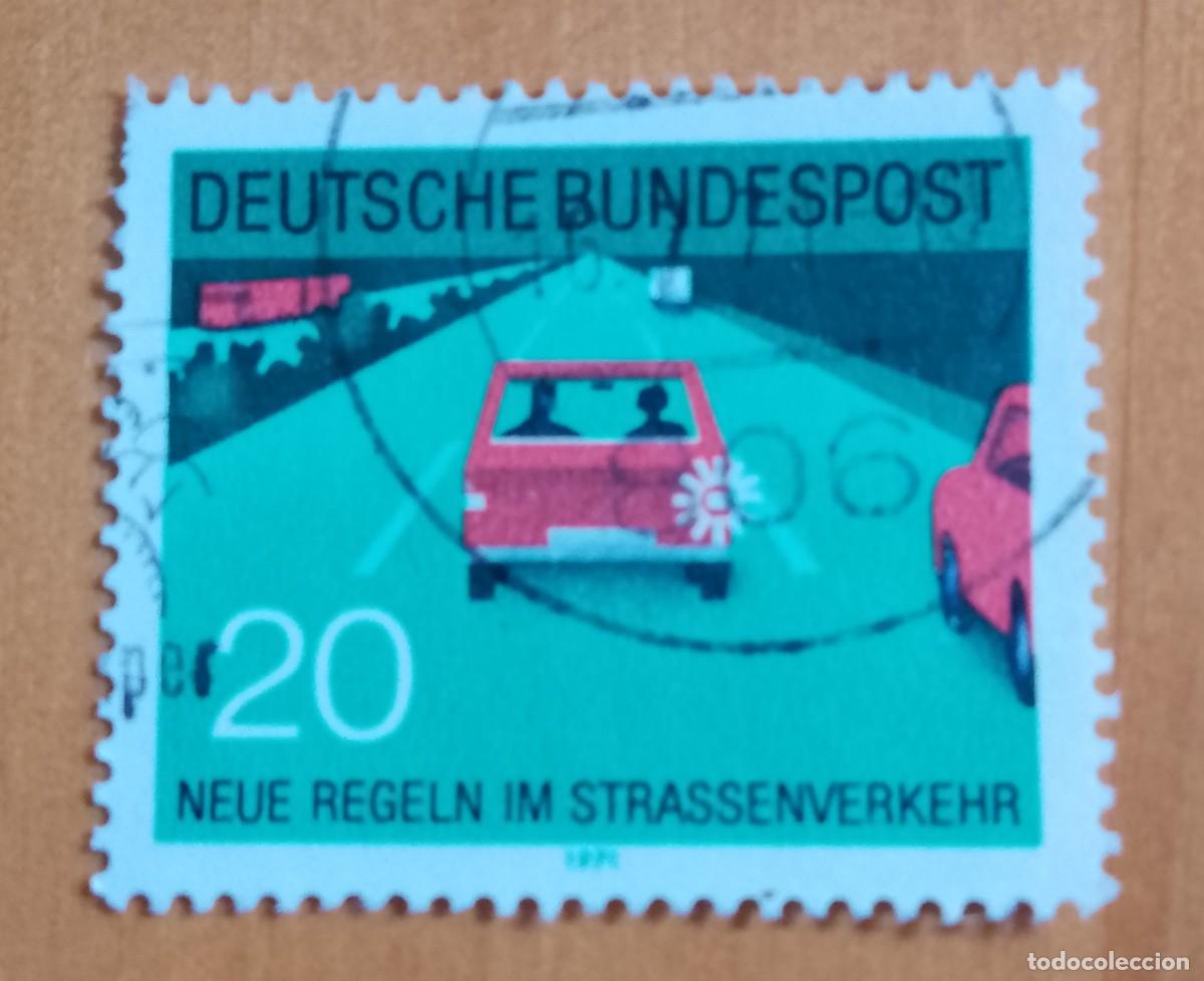 Sellos: ALEMANIA - V/F 20 - A&Ntilde;O 1971 - NUEVAS NORMAS, REGLAS DE TR&Aacute;FICO - YV 532, MI 672