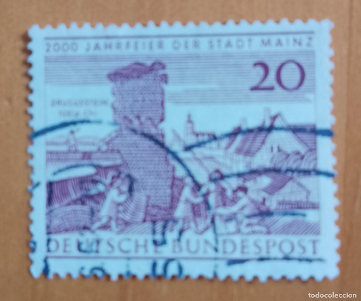 Sellos: ALEMANIA - V/F 20 - A&Ntilde;O 1962 - 2000 ANIVERSARIO DE FUNDACION DE LA CIUDAD DE MAINZ