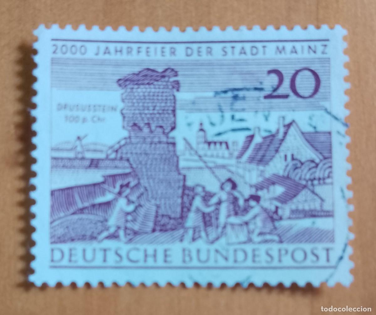Sellos: ALEMANIA - V/F 20 - A&Ntilde;O 1962 - 2000 ANIVERSARIO DE FUNDACION DE LA CIUDAD DE MAINZ