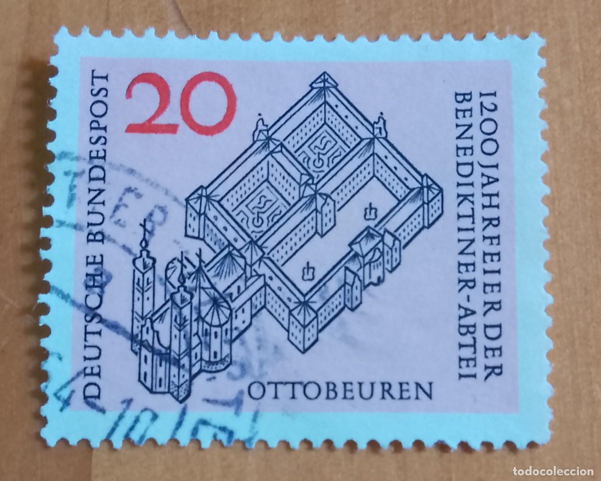 Sellos: ALEMANIA - V/F 20 - 1200 ANIVERSARIO DE LA ABADIA BENEDICTINA DE OTTOBEUREN