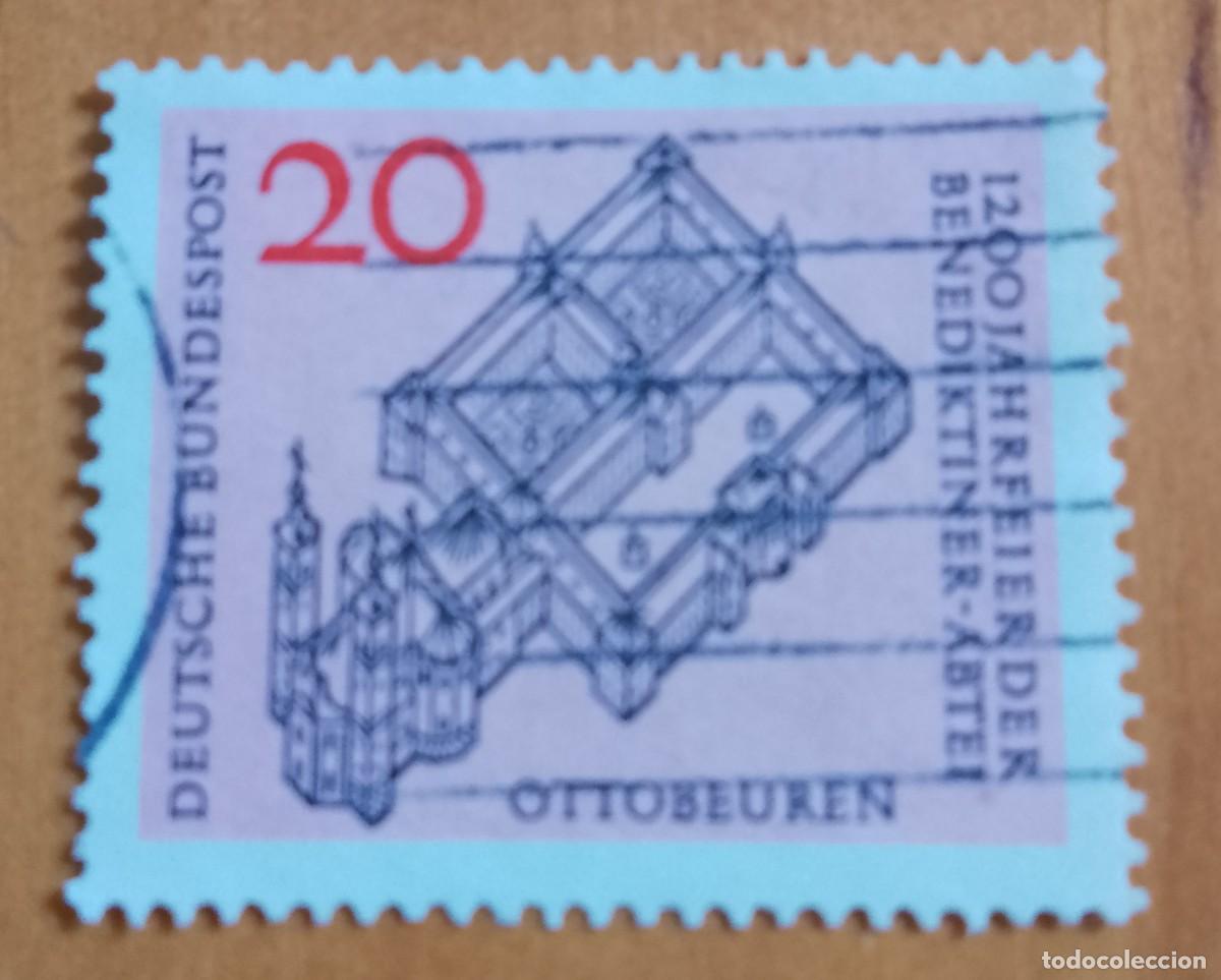 Sellos: ALEMANIA - V/F 20 - 1200 ANIVERSARIO DE LA ABADIA BENEDICTINA DE OTTOBEUREN