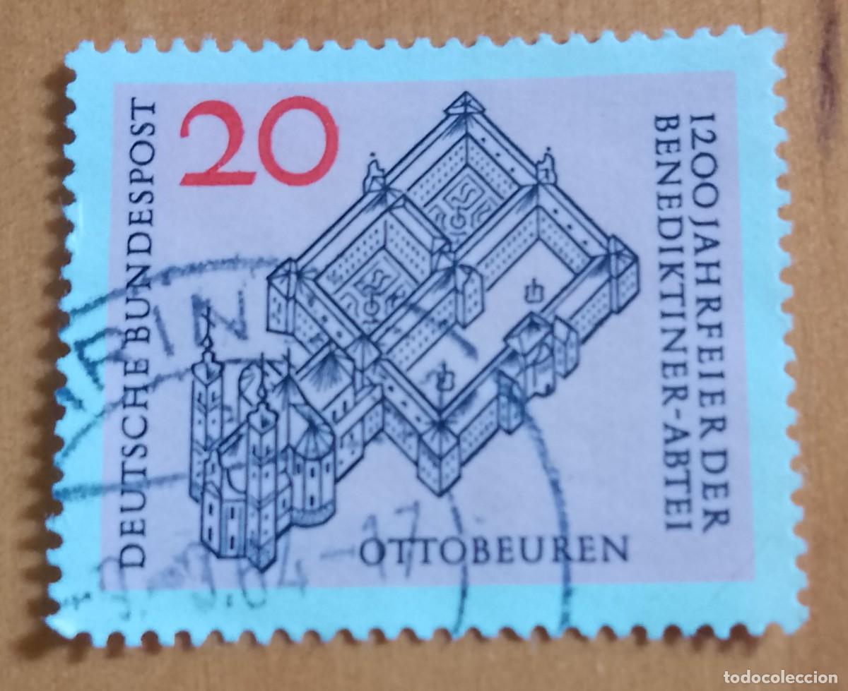 Sellos: ALEMANIA - V/F 20 - 1200 ANIVERSARIO DE LA ABADIA BENEDICTINA DE OTTOBEUREN