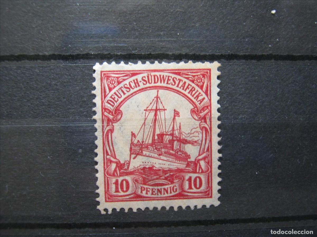Briefmarken: ALEMANIA COLONIA &Aacute;FRICA DEL SUDOESTE 1906-12 YVERT 28 8*) BIEN.