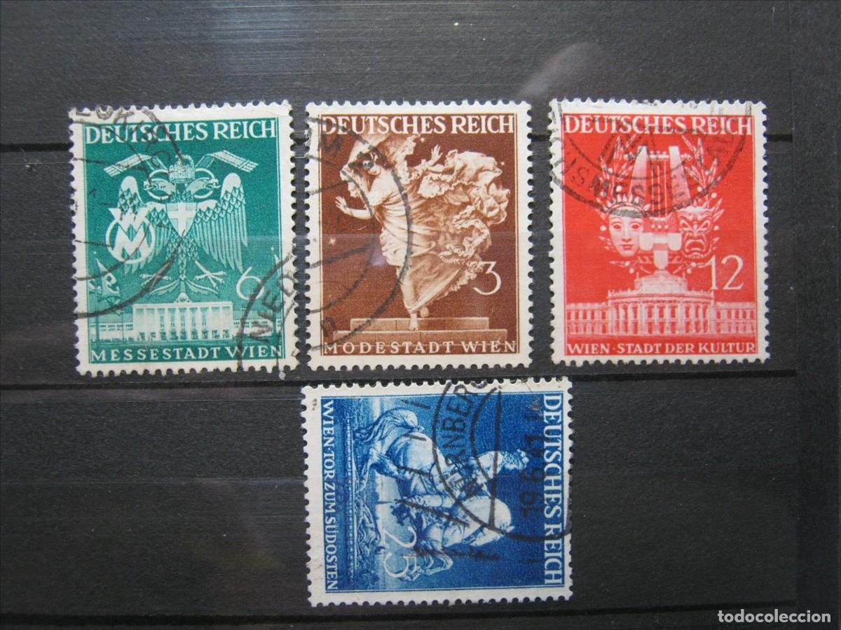 Selos: ALEMANIA IMPERIO REICH 1941 SERIE YVERT 692/695 USADOS PERFECTOS.