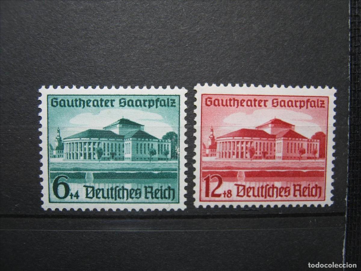 Francobolli: ALEMANIA IMPERIO REICH 1938 SERIE YVERT 614/615 MNH** SIN CHARNELA LUJO.