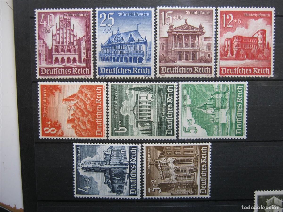 Timbres: ALEMANIA IMPERIO REICH 1940 SERIE YVERT 675/683 MNH** SIN CHARNELA LUJO.