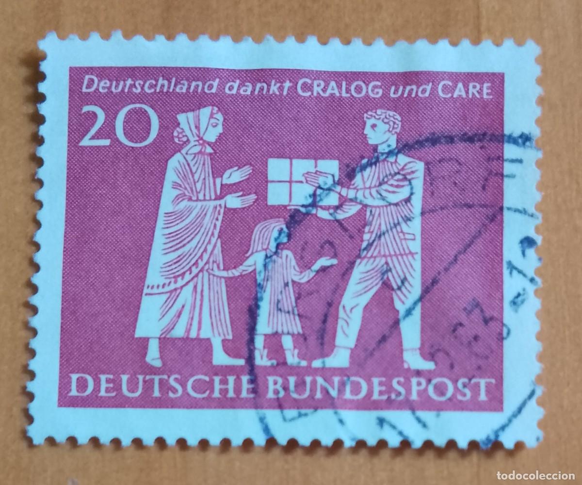 Sellos: ALEMANIA - V/F 20 - A&Ntilde;O 1963, AYUDA A LAS ORGANIZACIONES CRALOG Y CARE
