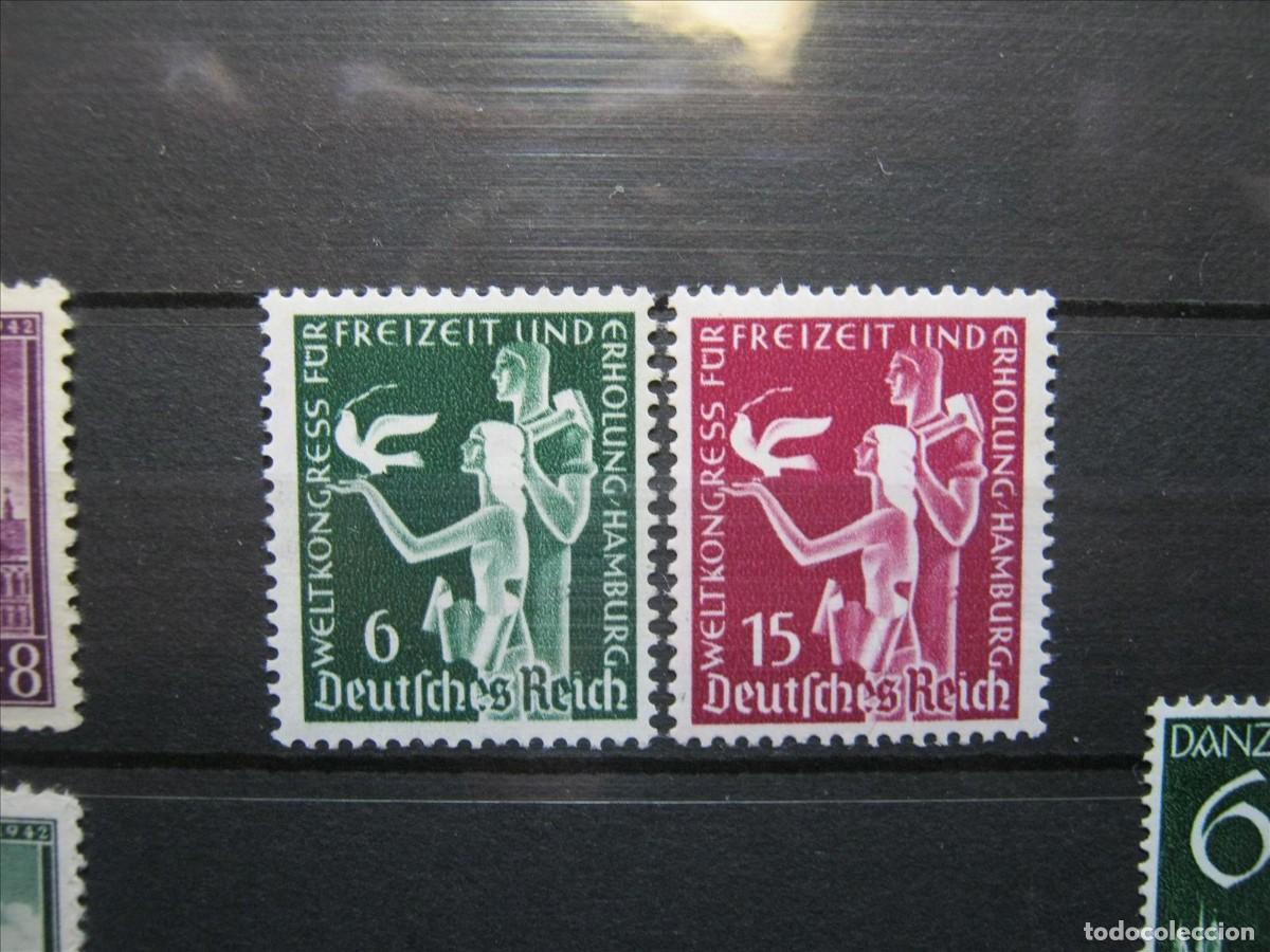 Francobolli: ALEMANIA IMPERIO REICH 1936 SERIE YVERT 577/578 MNH** SIN CHARNELA LUJO.