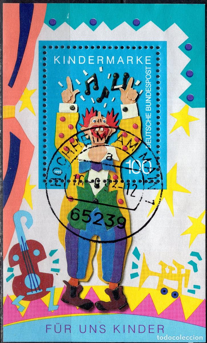 Sellos: ALEMANIA FEDERAL 1993 STAMP MICHEL DE BL 27