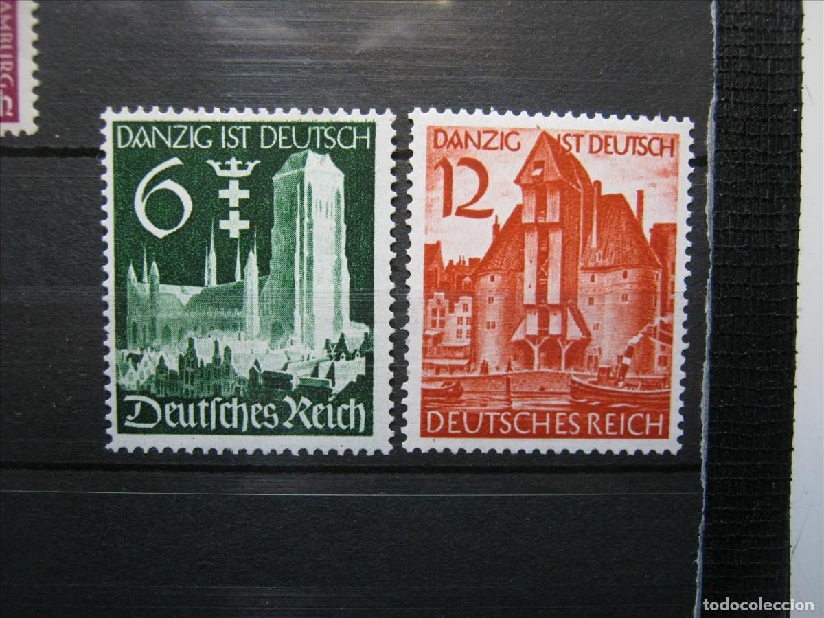 Francobolli: ALEMANIA IMPERIO REICH 1939 SERIE YVERT 652/653 MNH** SIN CHARNELA LUJO.