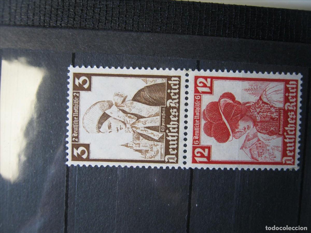 Briefmarken: ALEMANIA IMPERIO REICH COMBINACI&Oacute;N CARNET MICHEL 588 Y 593 MNH** SIN CHARNELA LUJO.