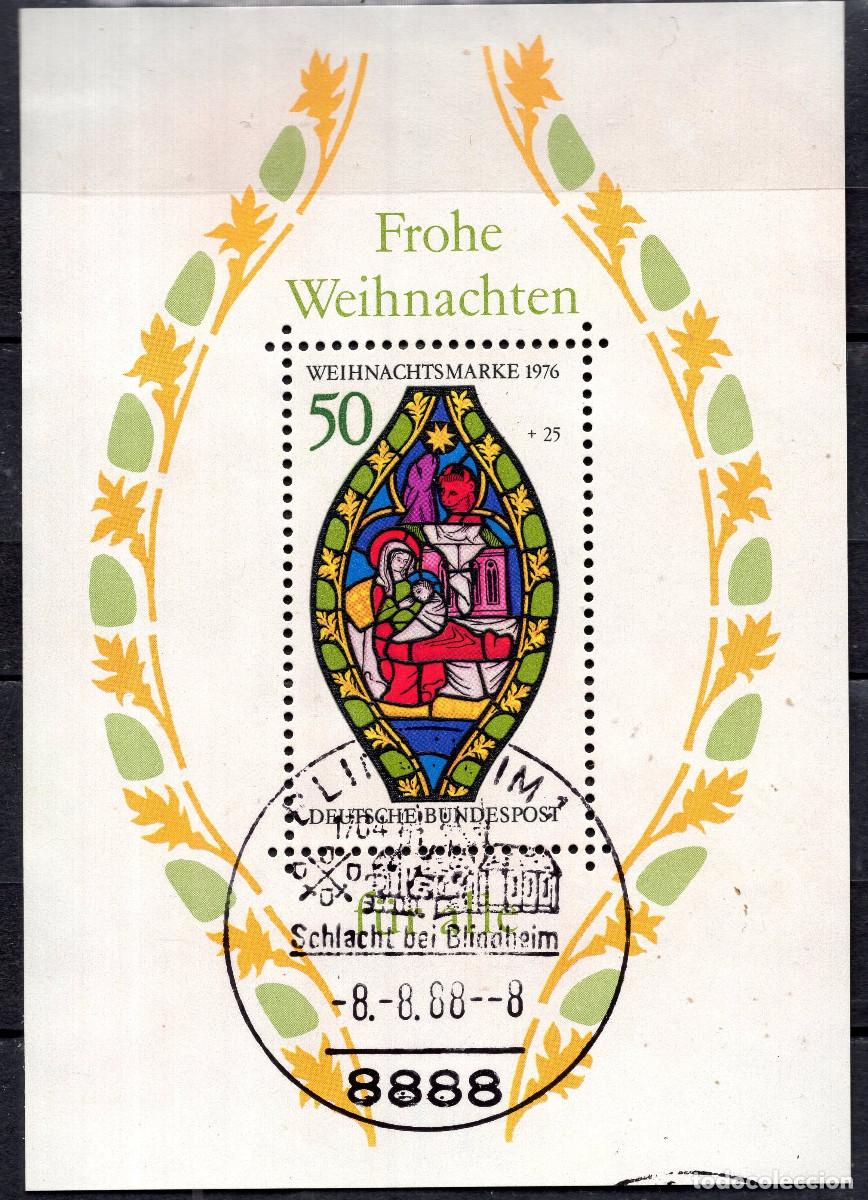 Sellos: ALEMANIA FEDERAL 1976 STAMP MICHEL DE BL 13