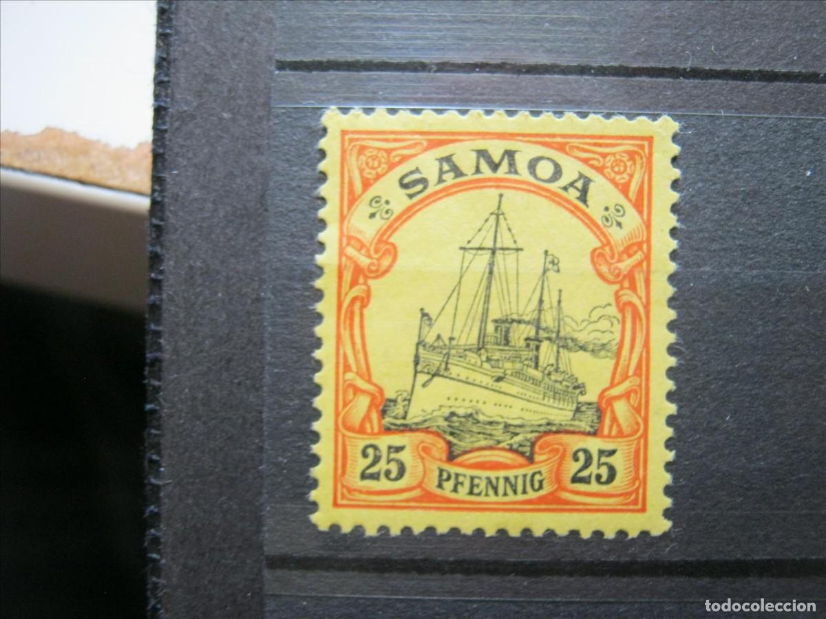 Briefmarken: ALEMANIA COLONIA SAMOA 1900 YVERT 46 MH* LUJO.
