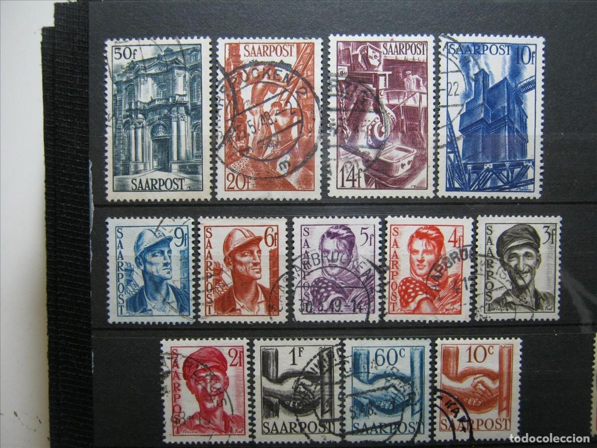 Timbres: ALEMANIA SARRE SAAR 1948 SERIE YVERT 231/243 USADOS PERFECTOS.