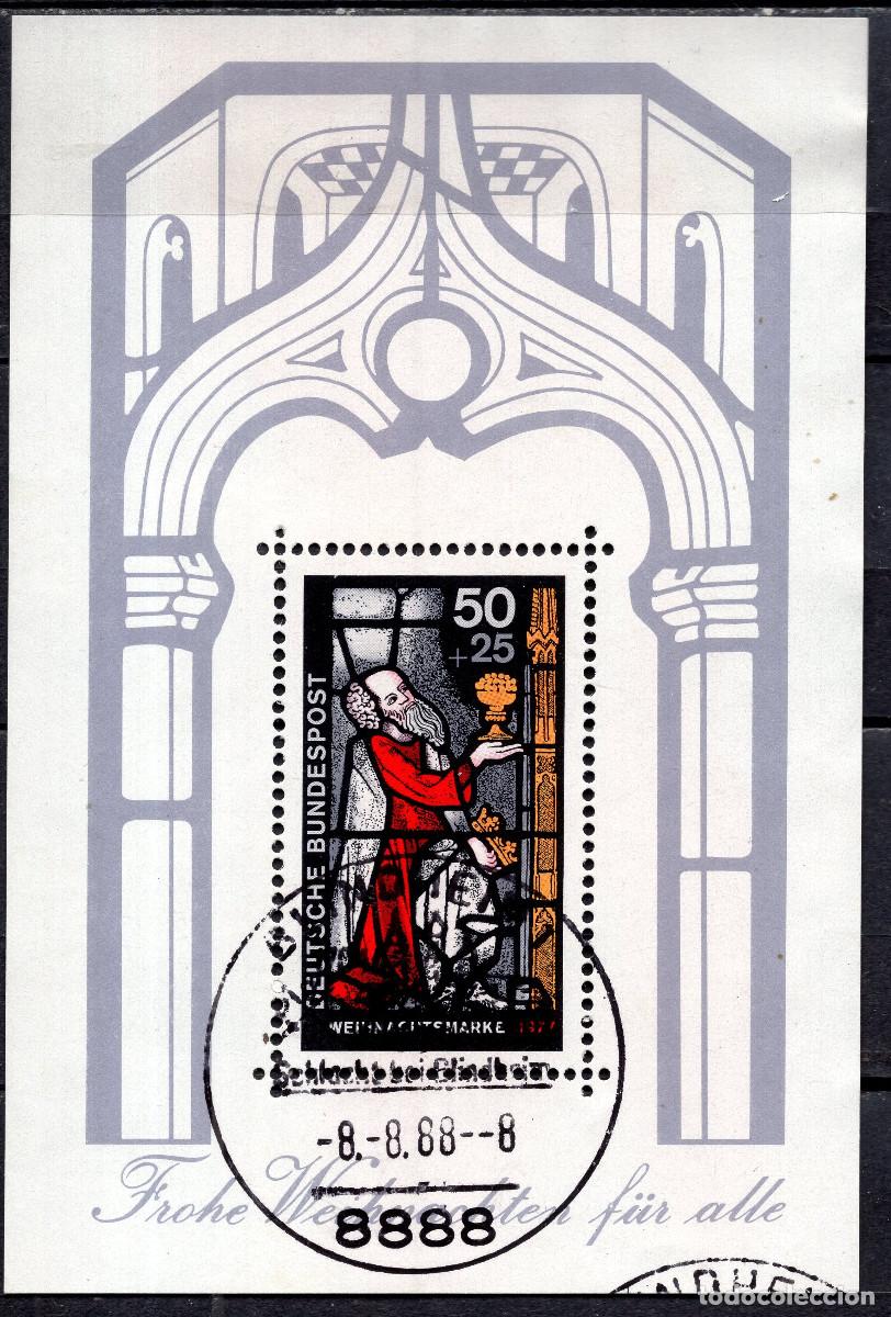 Sellos: ALEMANIA FEDERAL 1977 STAMP MICHEL DE BL 15