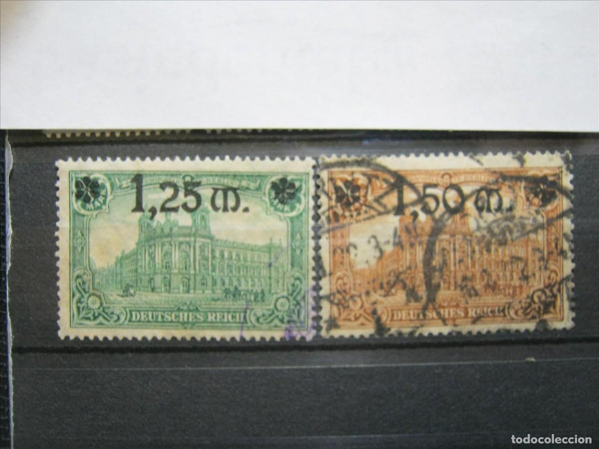 Stamps: ALEMANIA IMPERIO REICH 1920 YVERT 116 Y 117 USADOS PERFECTOS.