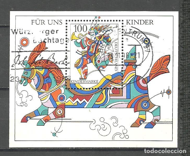 Sellos: ALEMANIA FEDERAL 1996 - MICHEL NRO. 35 BLOCK - USADO
