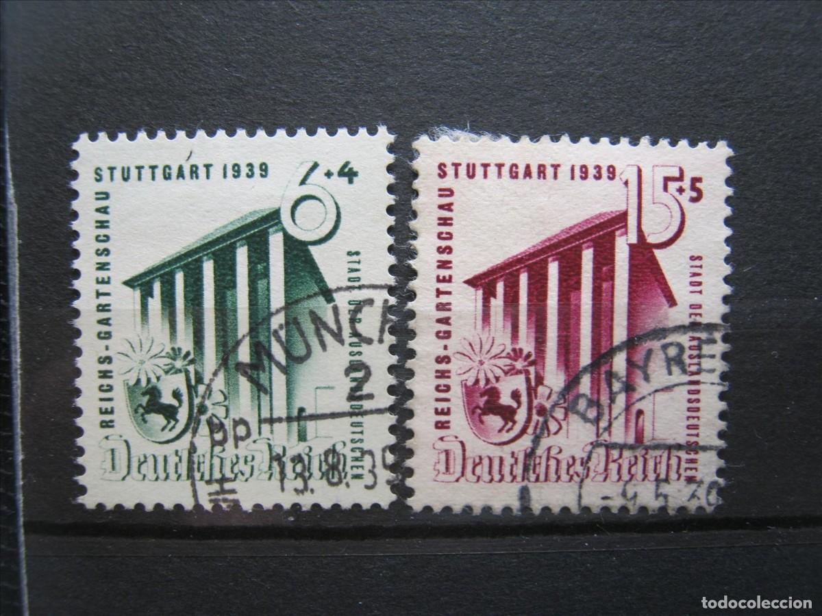 Selos: ALEMANIA IMPERIO REICH 1939 SERIE YVERT 632/633 USADOS PERFECTOS.