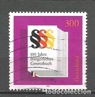 Sellos: ALEMANIA FEDERAL 1996 - MICHEL NRO. 1874 - USADO