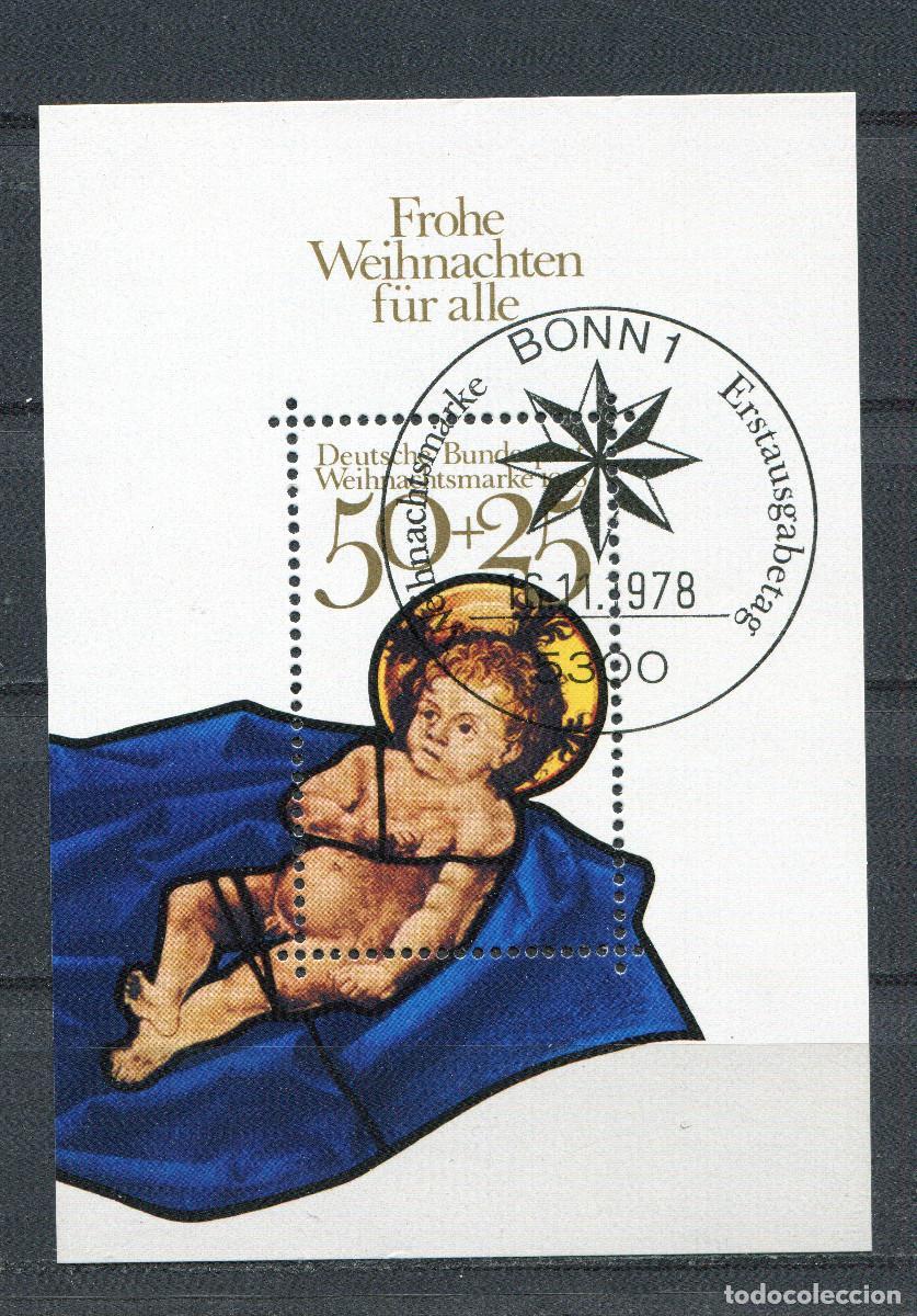 Sellos: ALEMANIA FEDERAL 1978 STAMP MICHEL DE BL 17